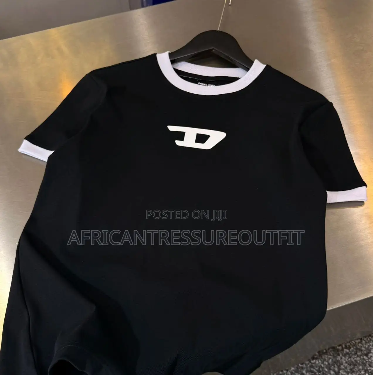 Diesel and Supreme Tshirts Contrast Logo and Neckline