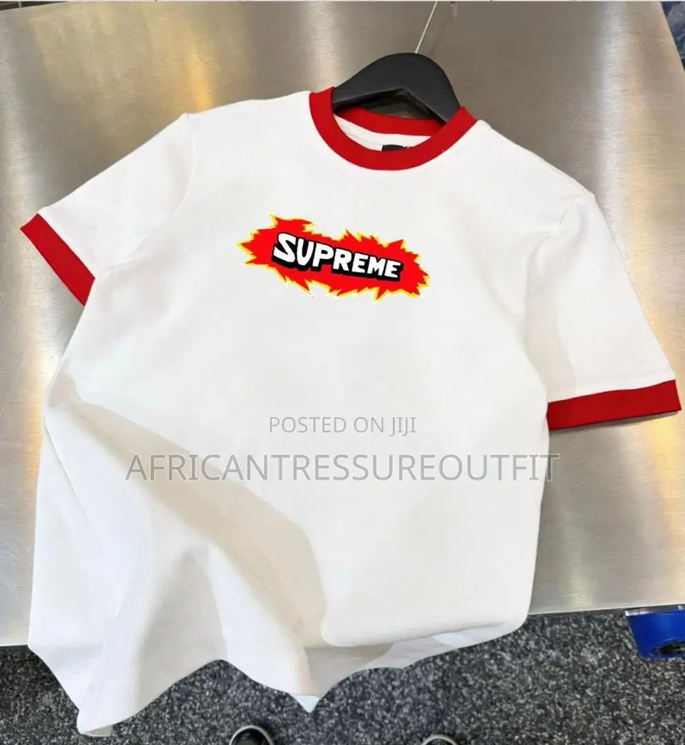 Diesel and Supreme Tshirts Contrast Logo and Neckline