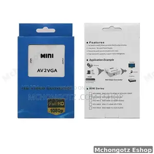 Av To Vga Video Converter Adapter (1080p)