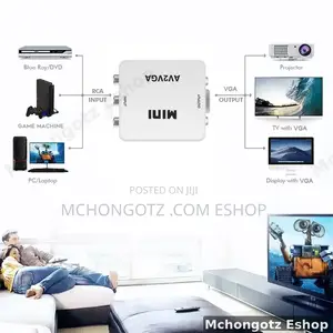 Av To Vga Video Converter Adapter (1080p)