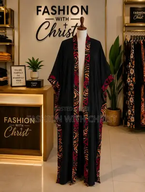 Kitenge Mix Long Kimono