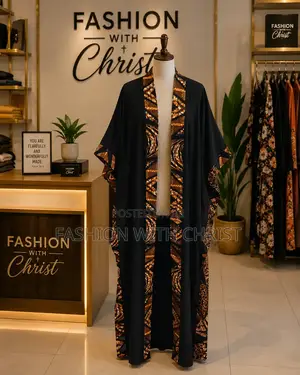 Kitenge Mix Long Kimono