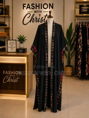 Kitenge Mix Long Kimono
