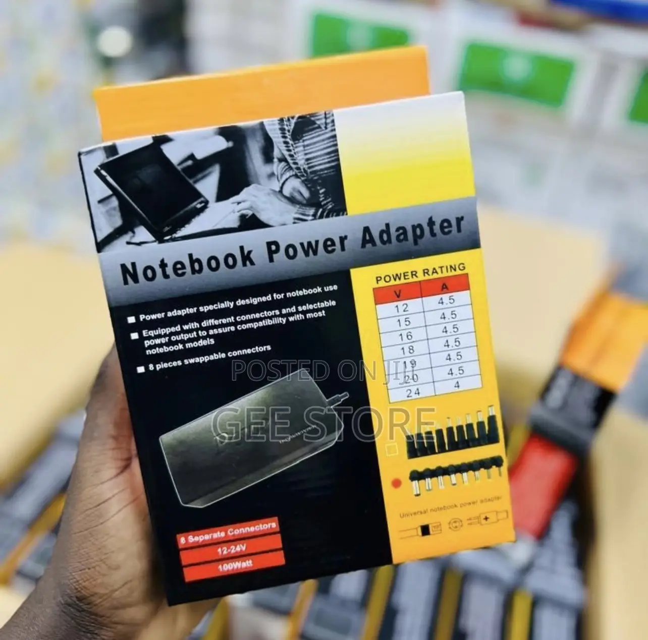 Notebook Poweradaptor 12v-24v