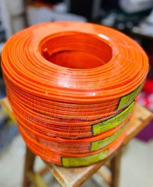 Orange Flexible Electrical Cable,