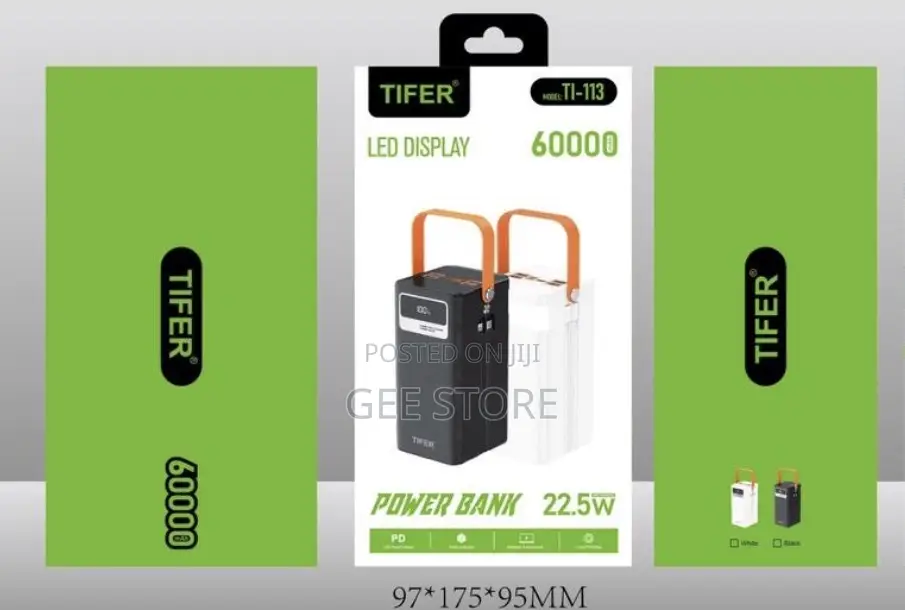 Tifer Led Display Powerbank