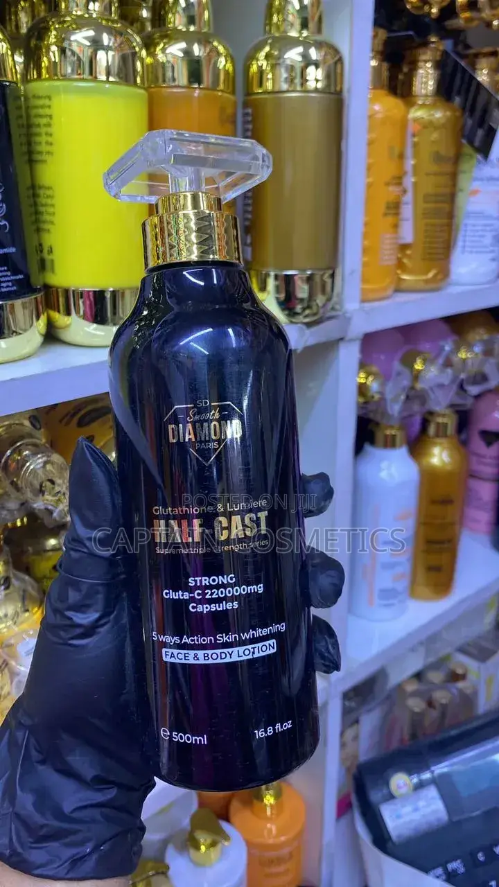 Diamond Half Cast Lotion Hukusaidia Kupata Ngozi Laini, Yenye Mng'ao