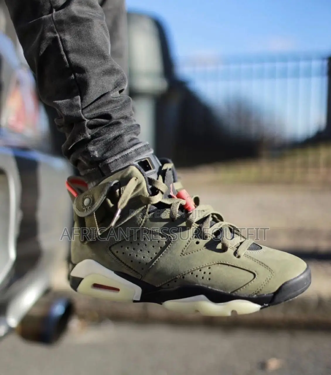 Jordan 6 Retro Collaborated With Travis Scott Military Inspired Design