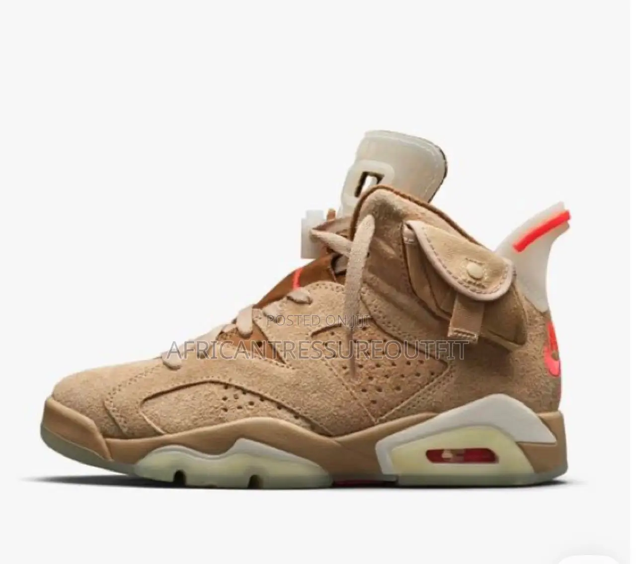 Jordan 6 Retro Collaborated With Travis Scott Military Inspired Design