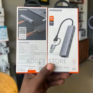 Porodo 5-in-1 Multi-Port Hub