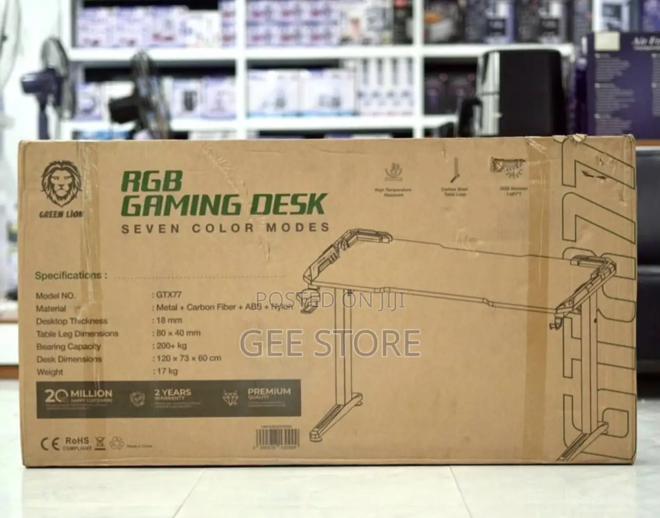 Green Lion Gaming Desk