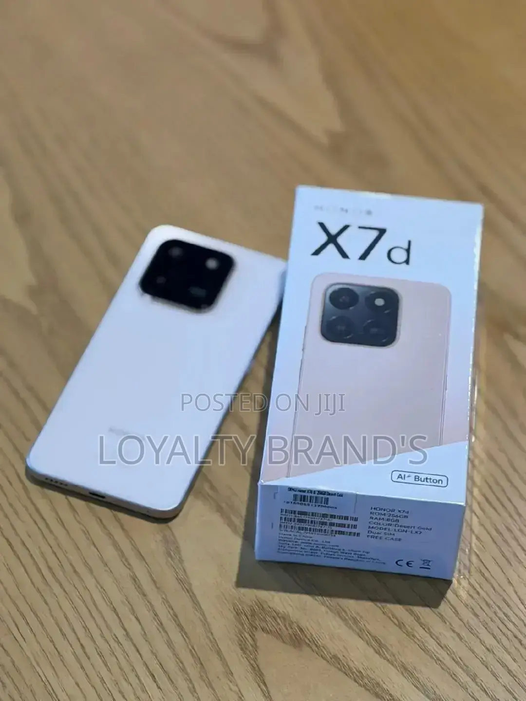 New Honor X7d 256 GB Pink