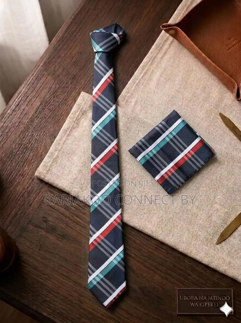Luxury Tie Matching Pocket Square Sets For The Ultimate Sharp Look."