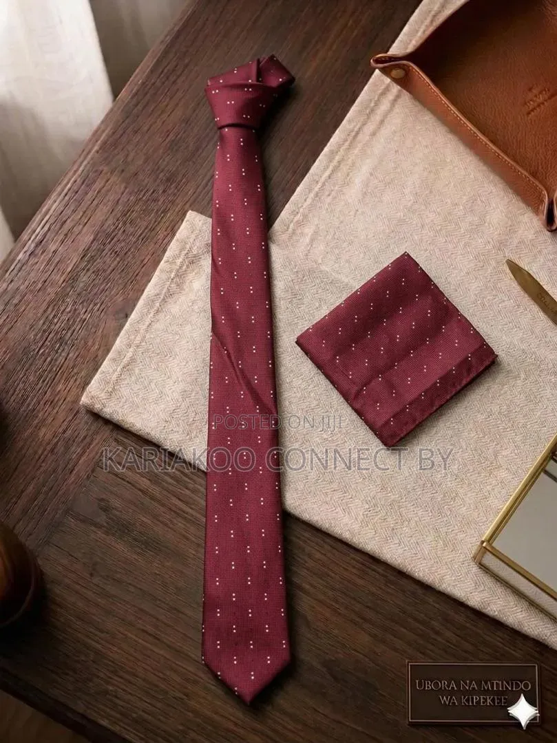 Luxury Tie Matching Pocket Square Sets For The Ultimate Sharp Look."