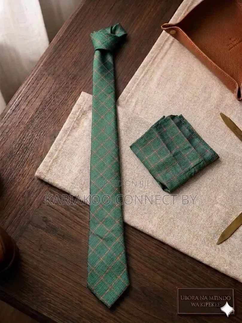 Luxury Tie Matching Pocket Square Sets For The Ultimate Sharp Look."
