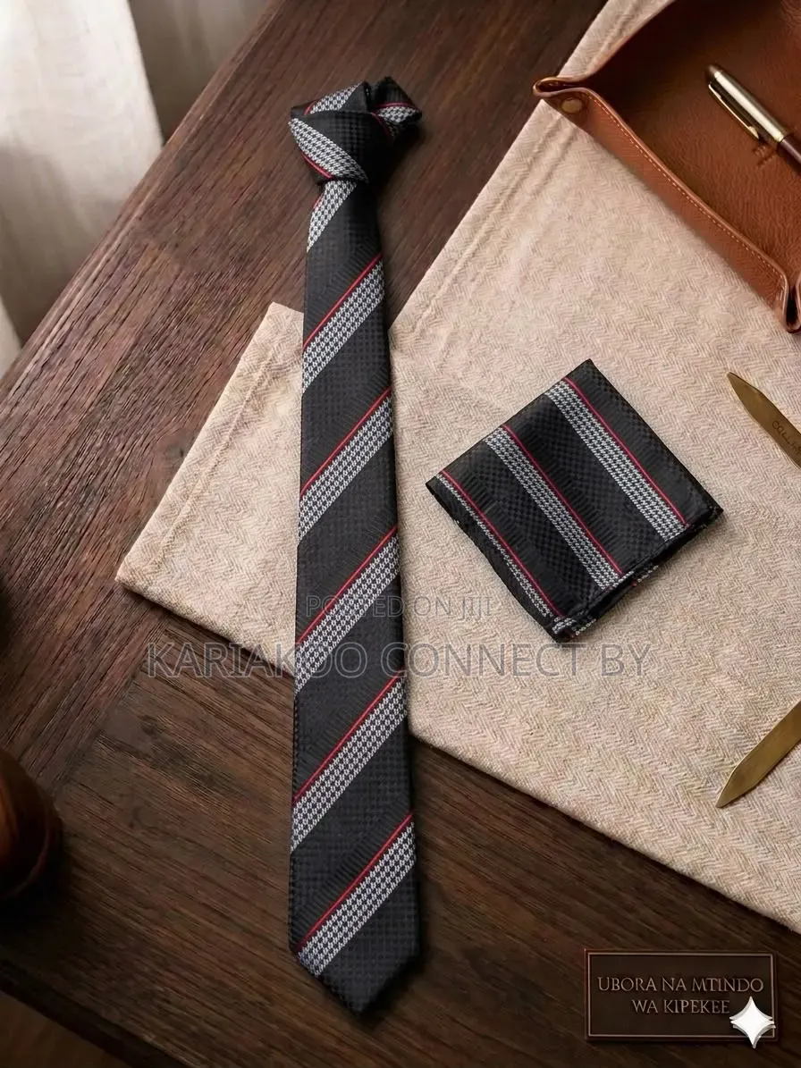 Luxury Tie Matching Pocket Square Sets For The Ultimate Sharp Look."
