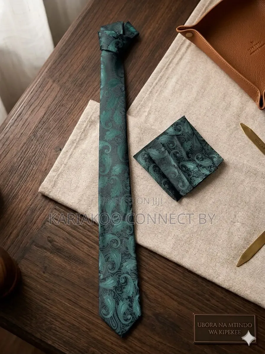 Luxury Tie Matching Pocket Square Sets For The Ultimate Sharp Look."