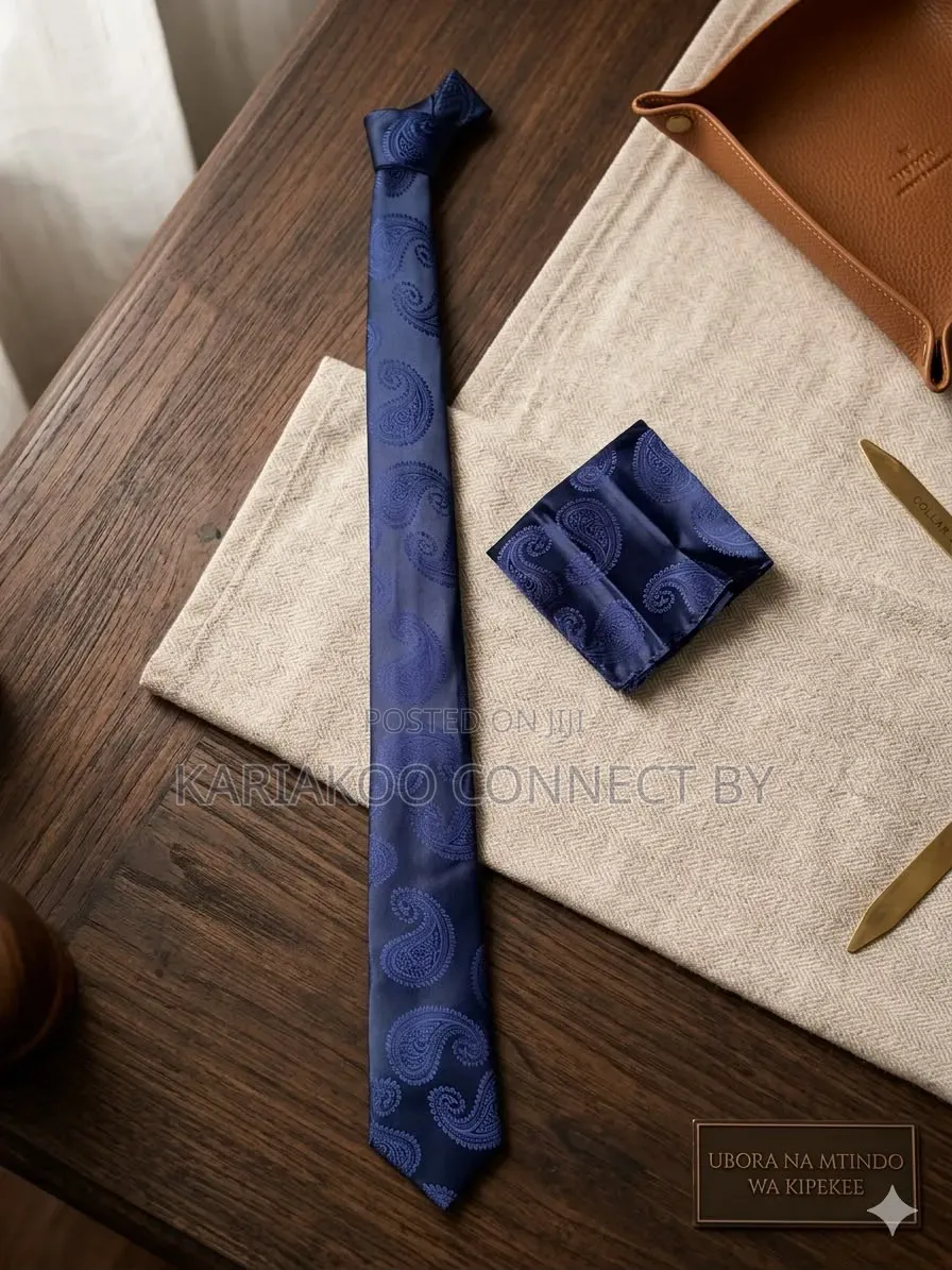 Luxury Tie Matching Pocket Square Sets For The Ultimate Sharp Look."