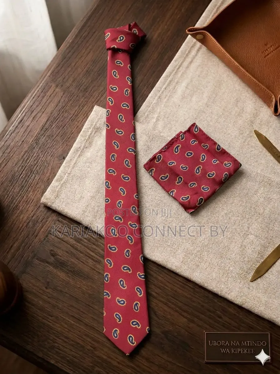 Luxury Tie Matching Pocket Square Sets For The Ultimate Sharp Look."