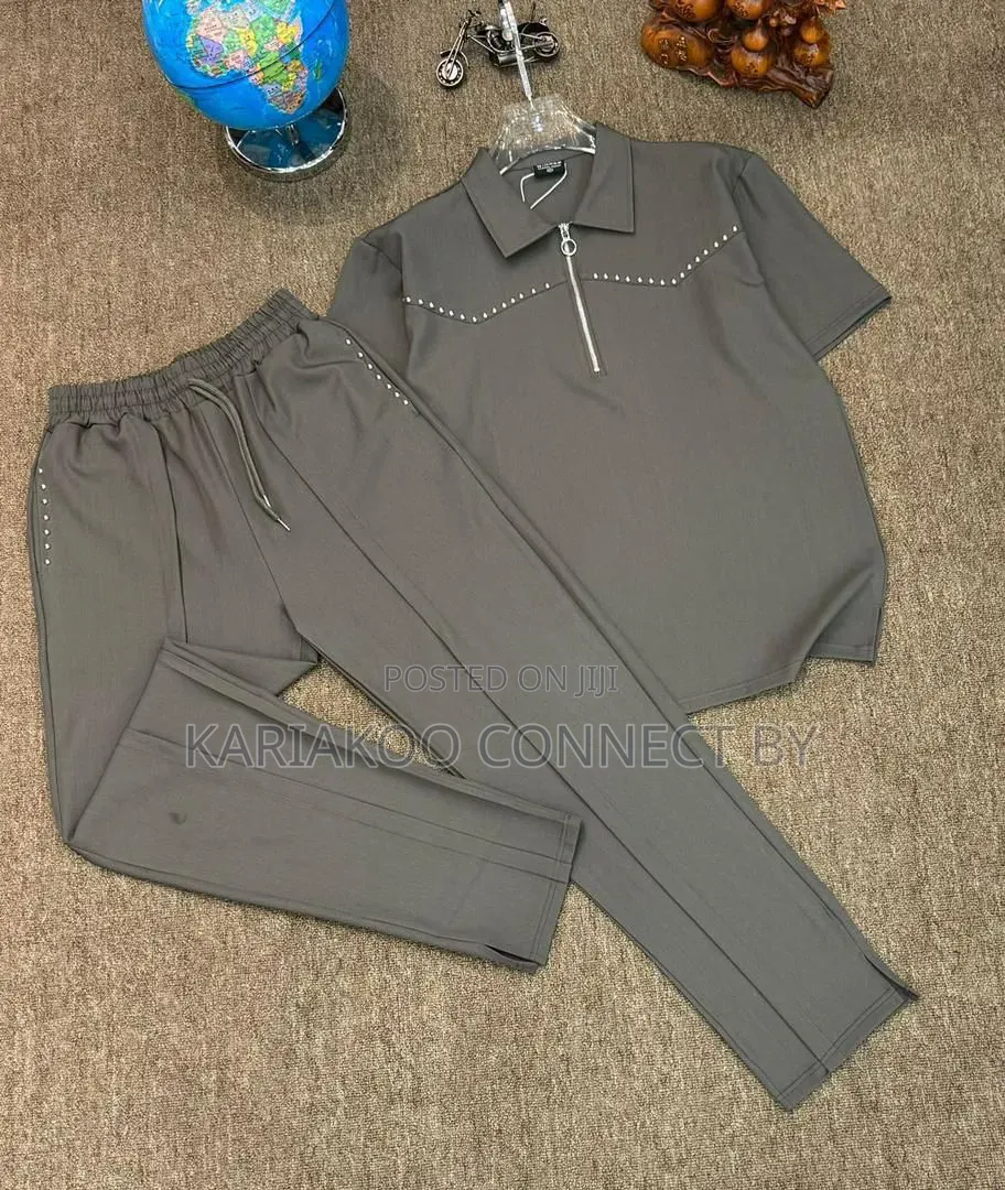 Men's Designer Casual Two-Piece Set