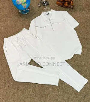 Men's Designer Casual Two-Piece Set