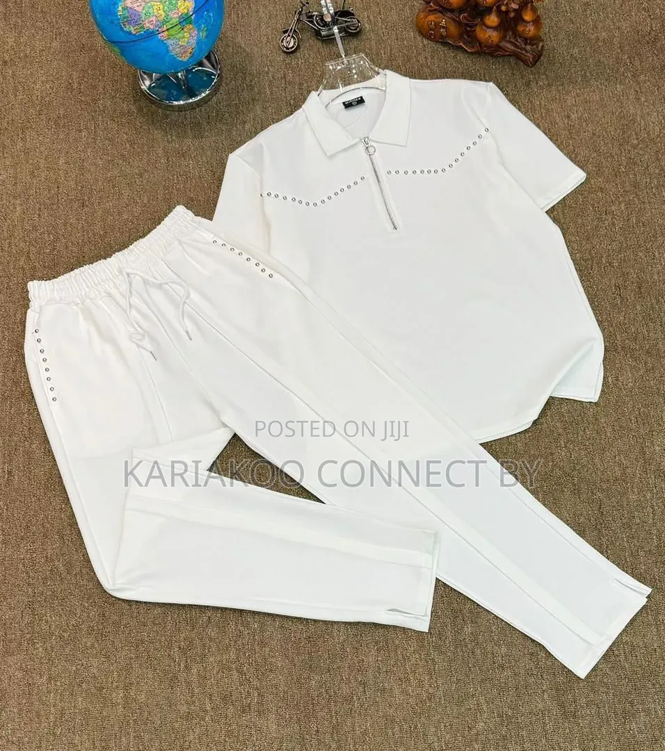 Men's Designer Casual Two-Piece Set