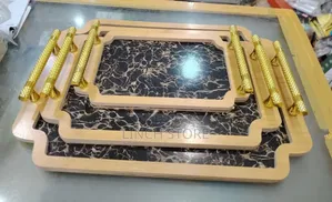 Bamboo Tray 3pcs Set 26,33,
39cm