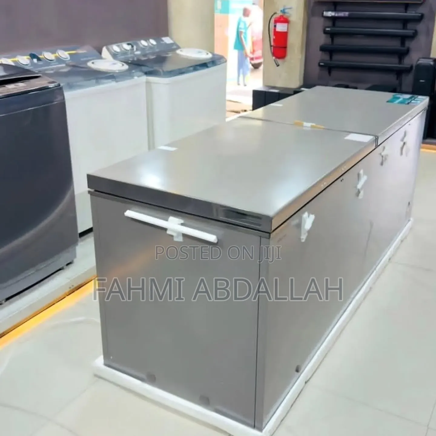Hisense 701l Double Door Chest Freezer (H910cfs) - Silver, Brand New