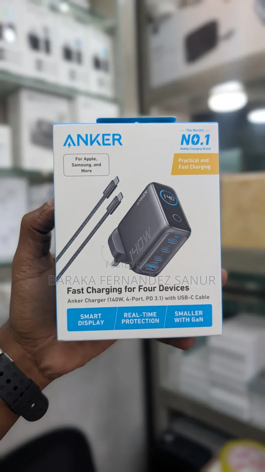 Anker 140w Gan Fast Charger.