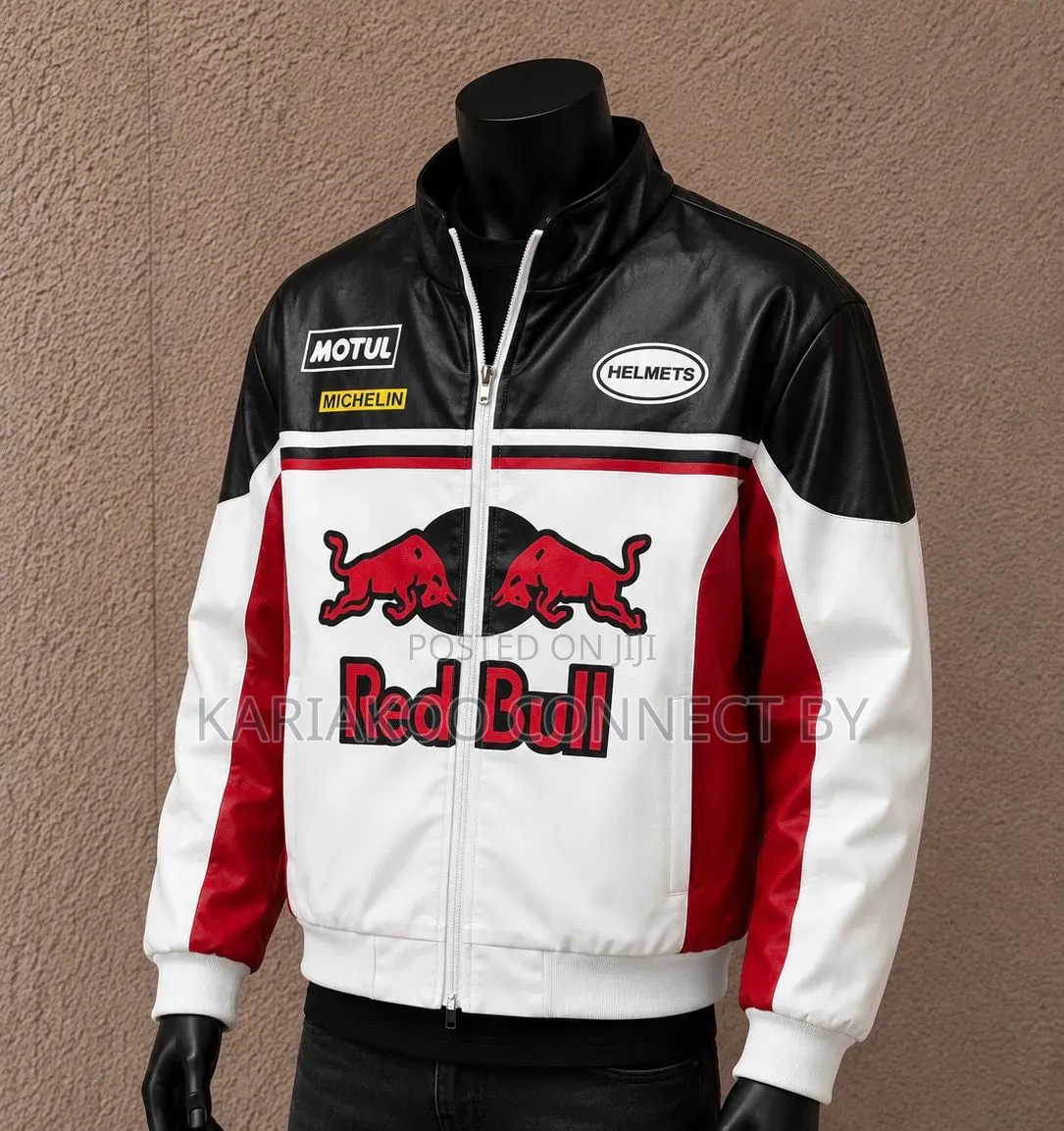Premium Red Bull Racing Leather Jacket