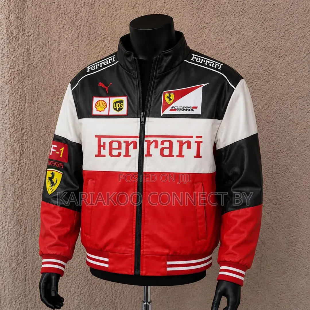 Premium Red Bull Racing Leather Jacket