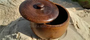 Wooden Sugar Pot
