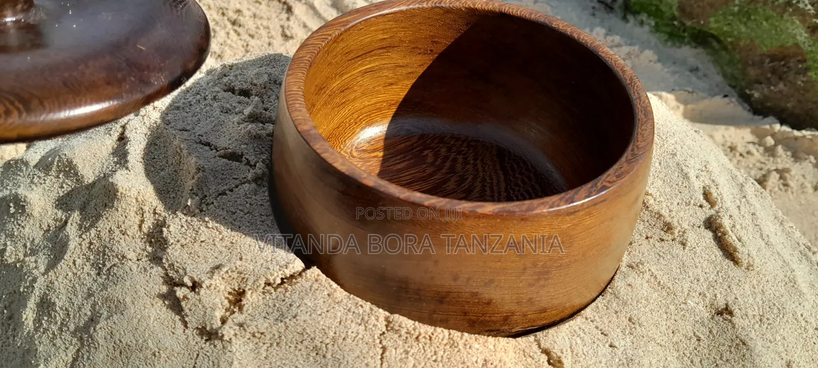 Wooden Sugar Pot