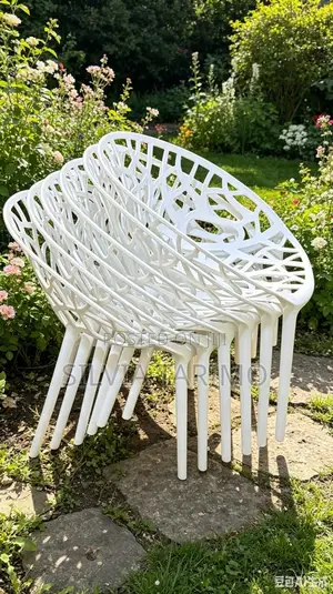 Modern Designer Plastic Chair – Stylish Indoor Outdoor Chair
