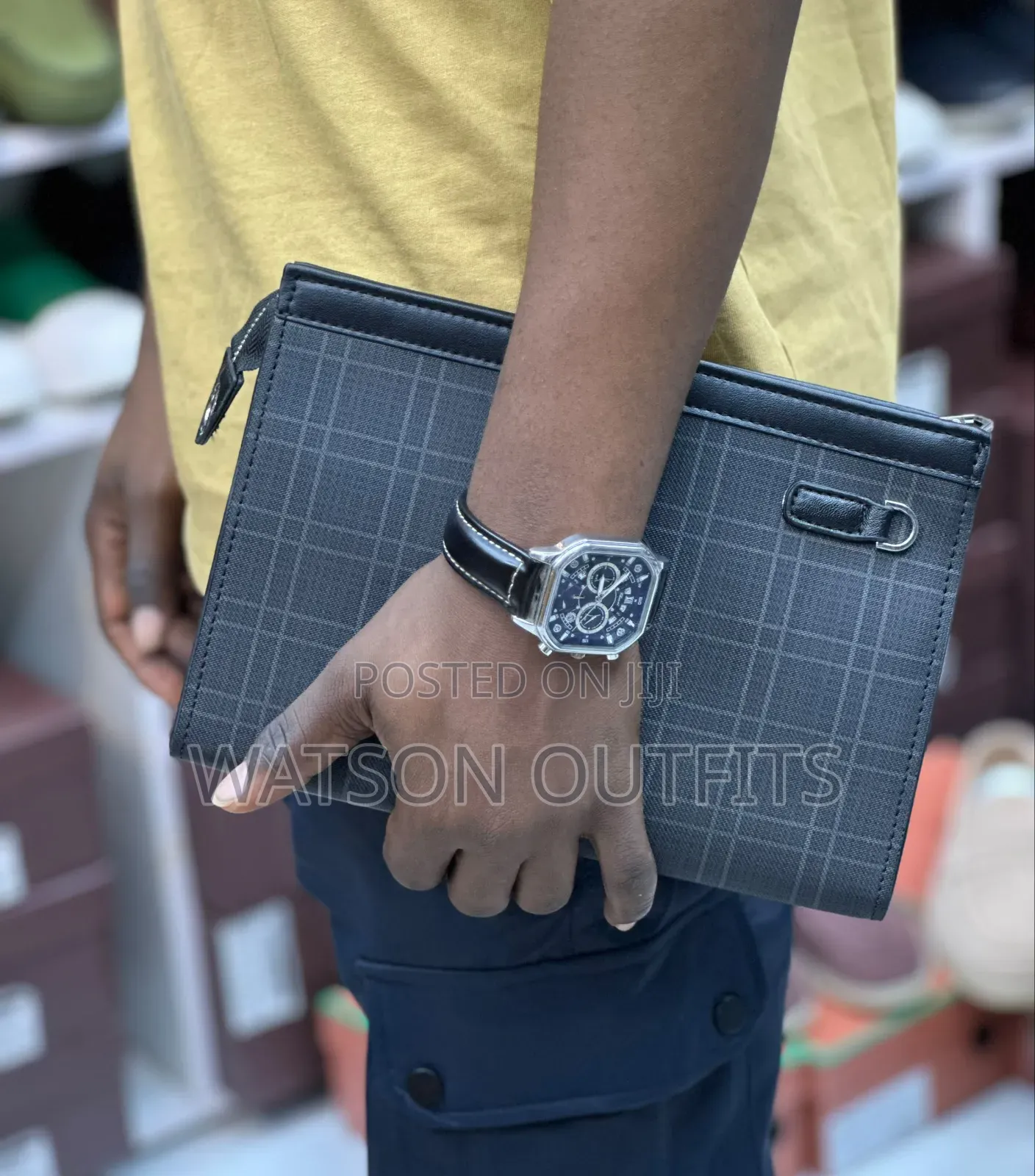 Men's Original Clutches or Handbags Carried in Hands