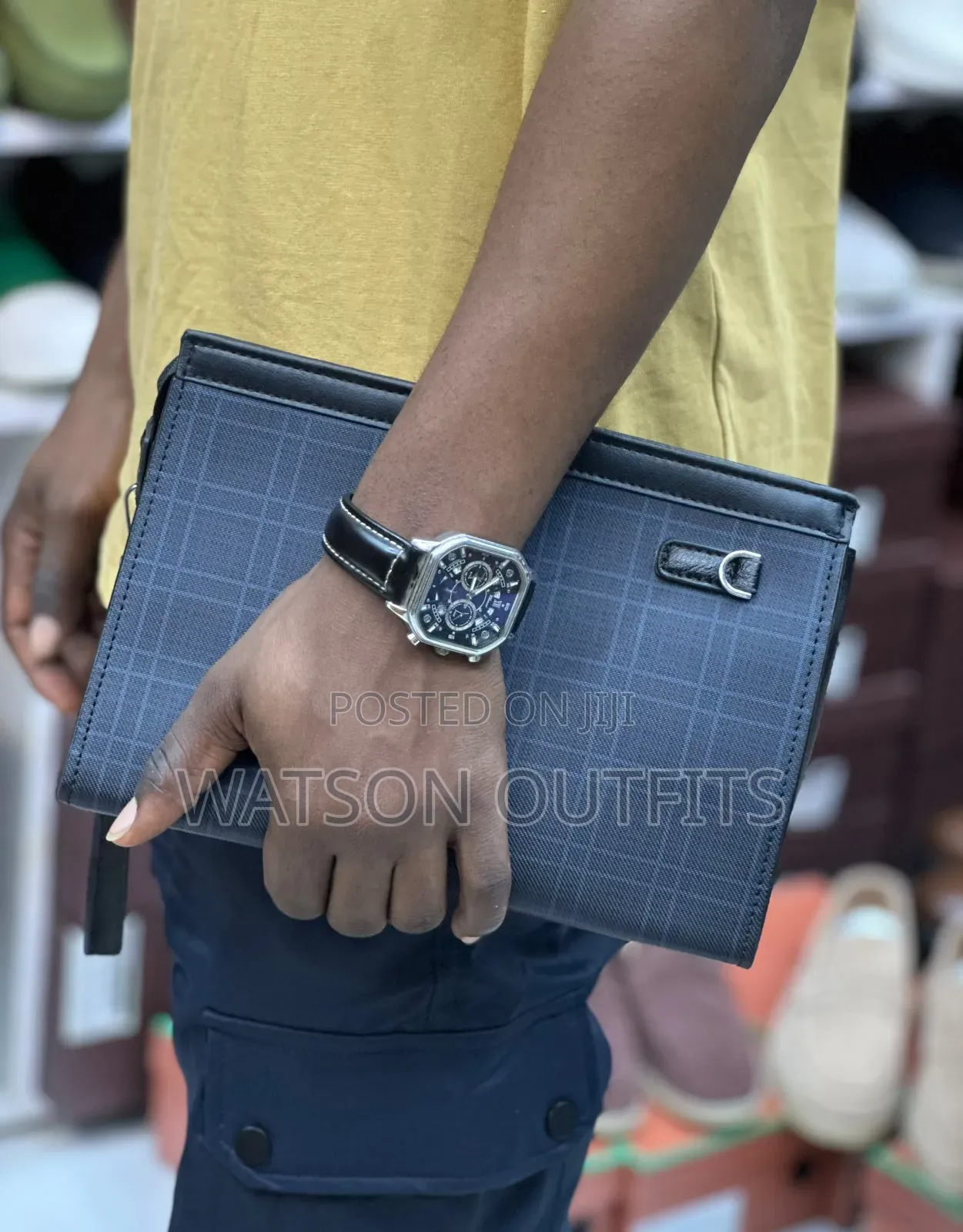 Men's Original Clutches or Handbags Carried in Hands