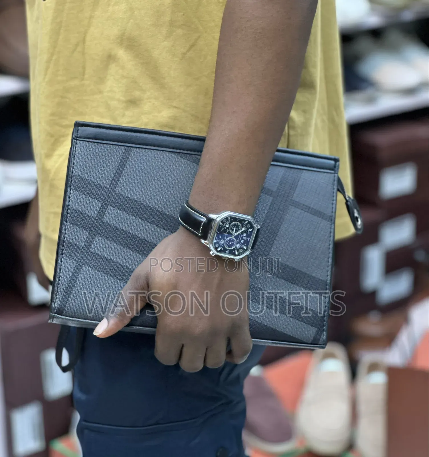 Men's Original Clutches or Handbags Carried in Hands