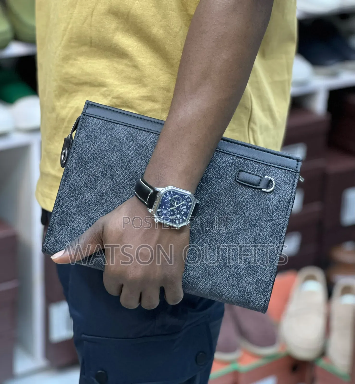 Men's Original Clutches or Handbags Carried in Hands
