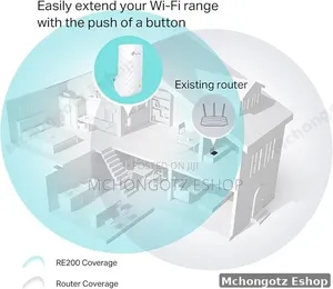 Tp-Link Re200 Ac750 Mesh Wifi Range Extender (Dual Band, 750mbps)