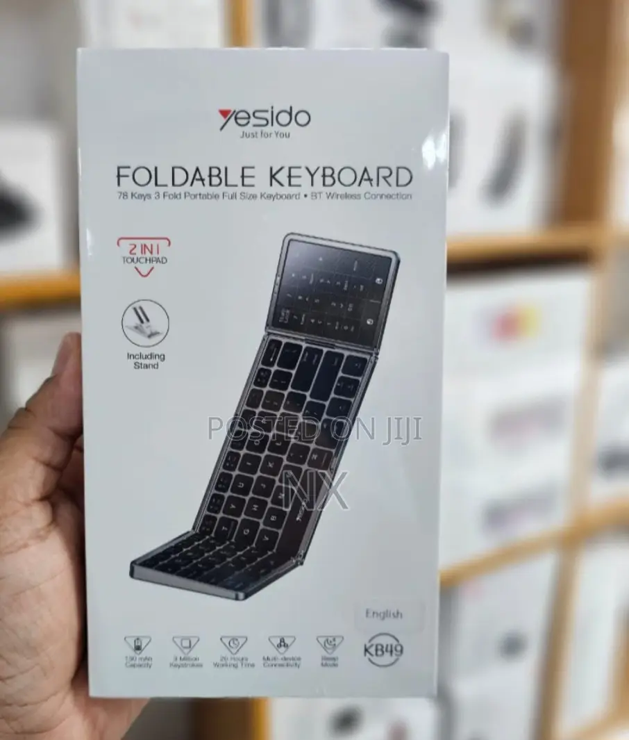 Yesido Kb49 Foldable Keyboard Bluetooth