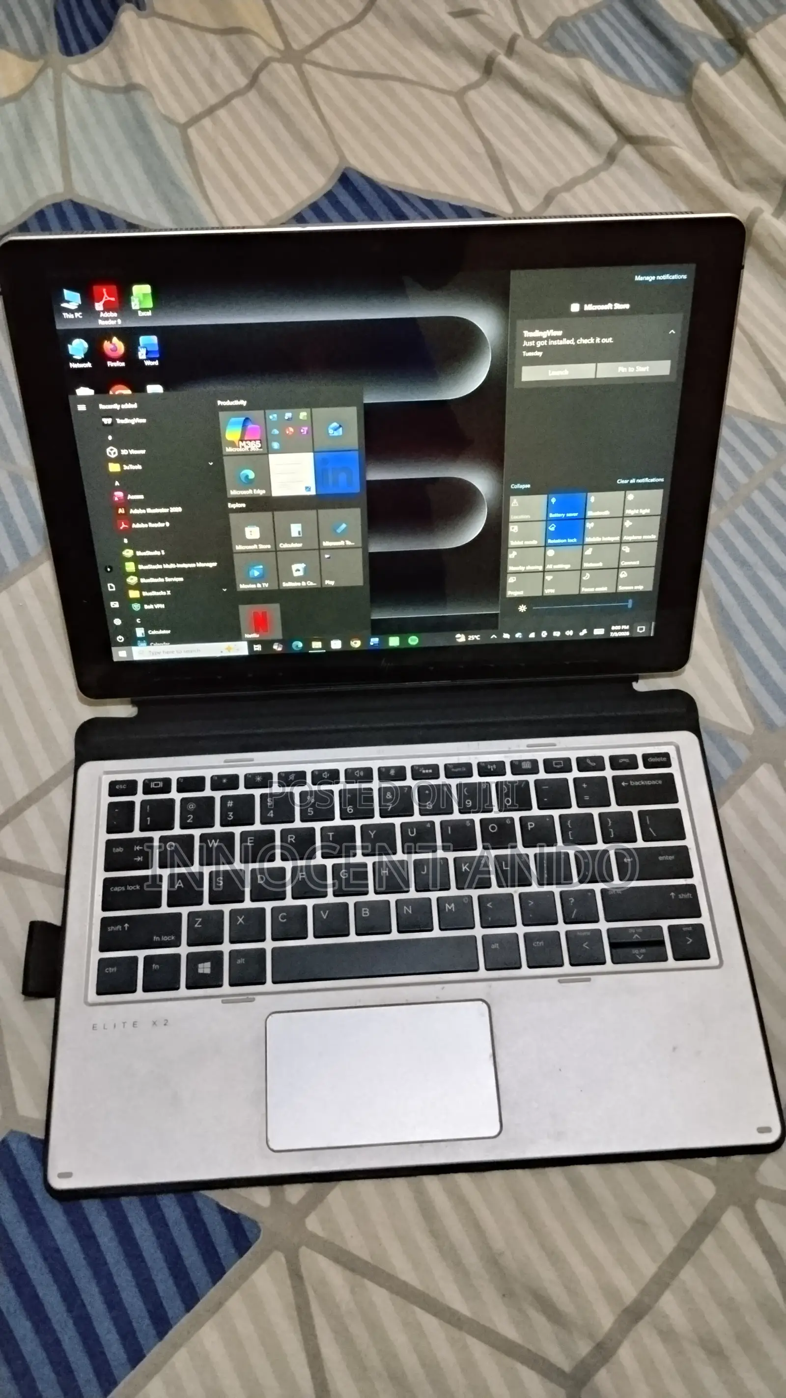Laptop HP Elite X2 1012 G2 8GB Intel Core i5 SSD 256GB