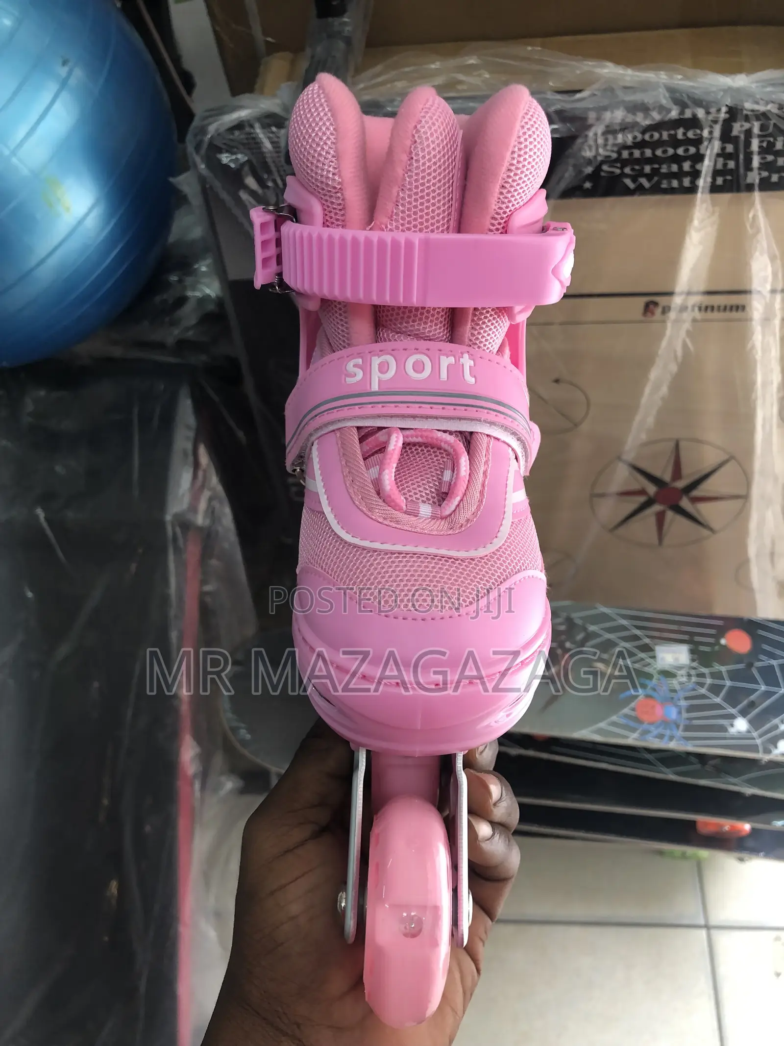 Kids Pink Skate Roller -