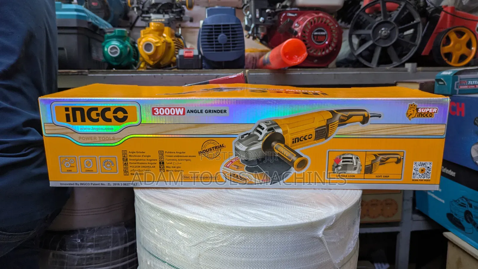Ingco Angle Grinder 9" 3000w