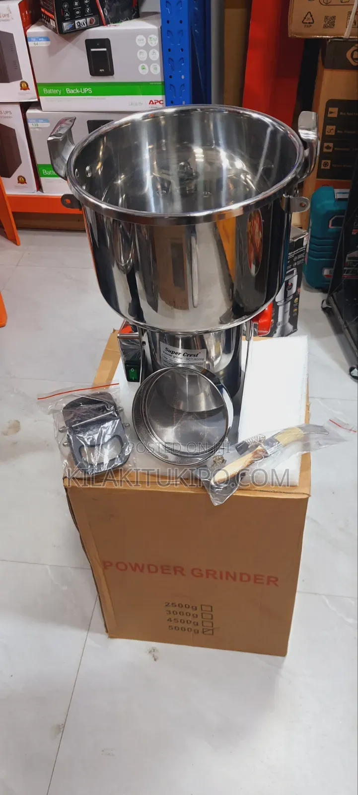 Super Crest Power Grinder 5000g/5kg.