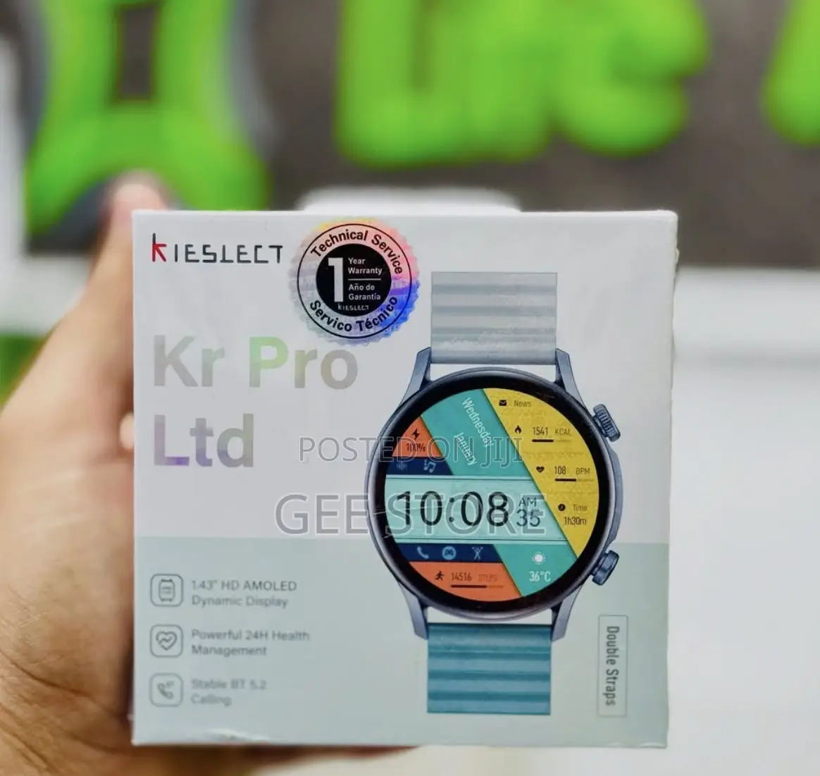Kieslect Kr Pro LTD Smart Calling Watch Silver