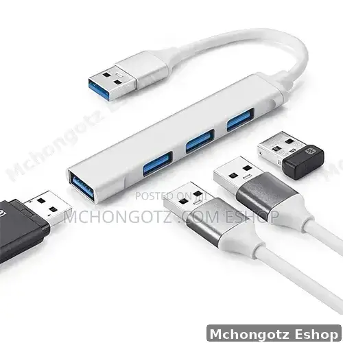 Usb 3.0 4-Port Usb Hub Splitter Adapter (Otg)
