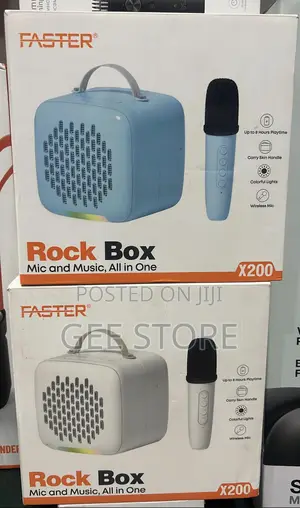 Faster Rockie Box Mic and Music All in One