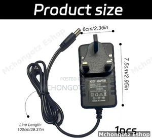 12v 2a Universal Power Adapter (5.5mm X 2.1mm Dc Plug)
