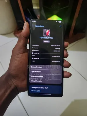 Samsung Galaxy S21 Ultra 5G 128 GB Black