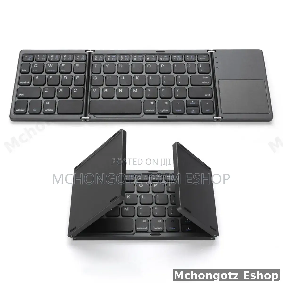 Portable Folding Bluetooth Keyboard With Touchpad (Rechargeable)